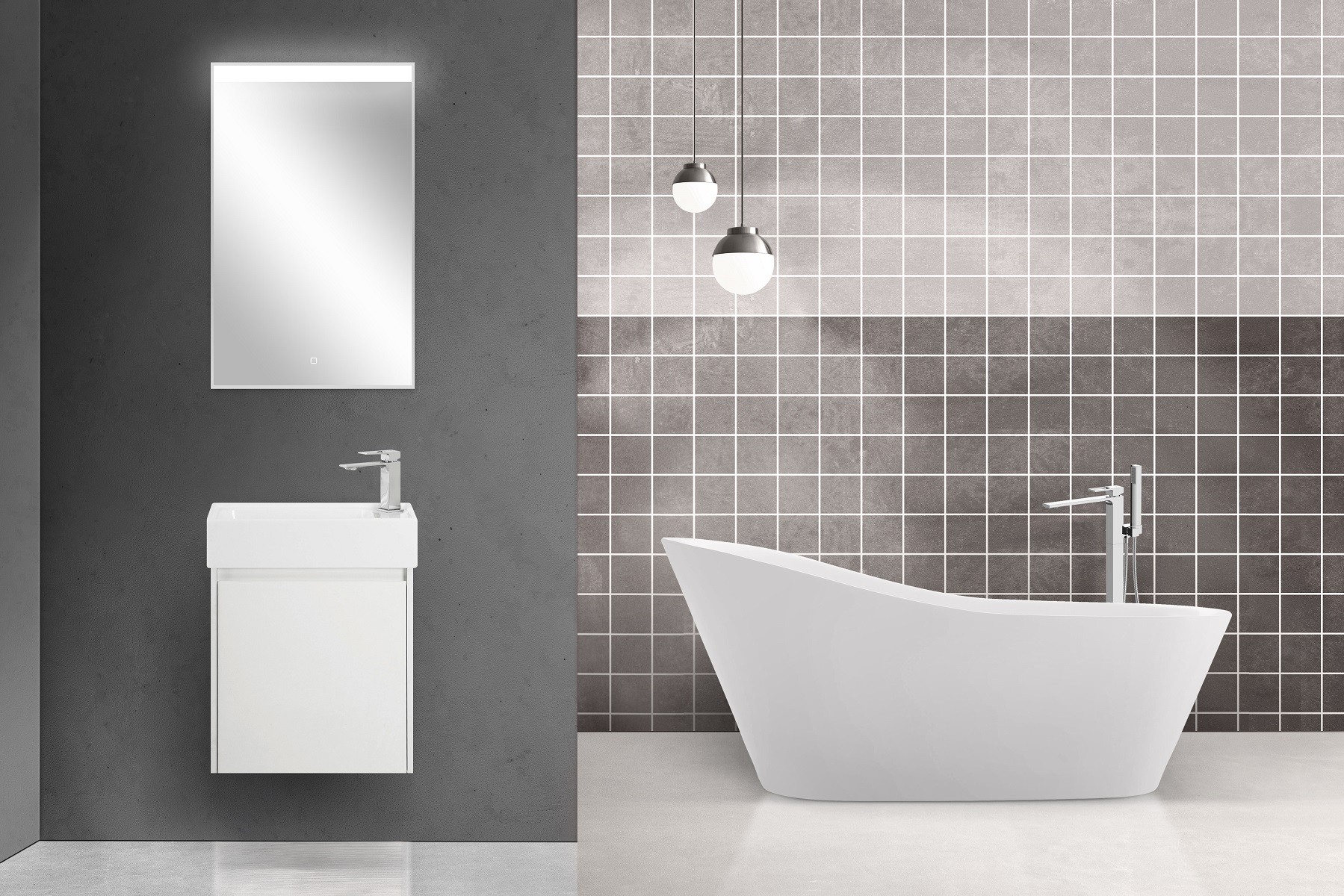Minimal bathroom authentic interior design