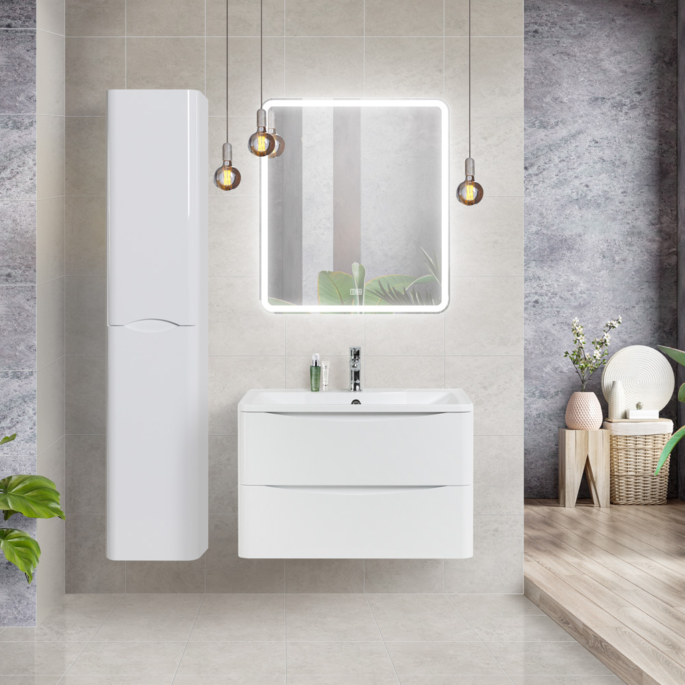 Mockup white wall in loft style house with sofa and accessories
