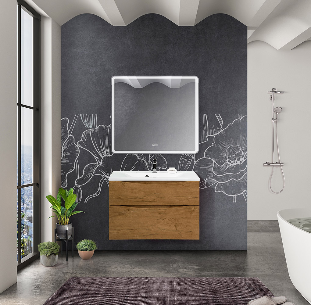 Modern,Bathroom,Interior,With,Beige,And,White,Walls,,Shower,Area,